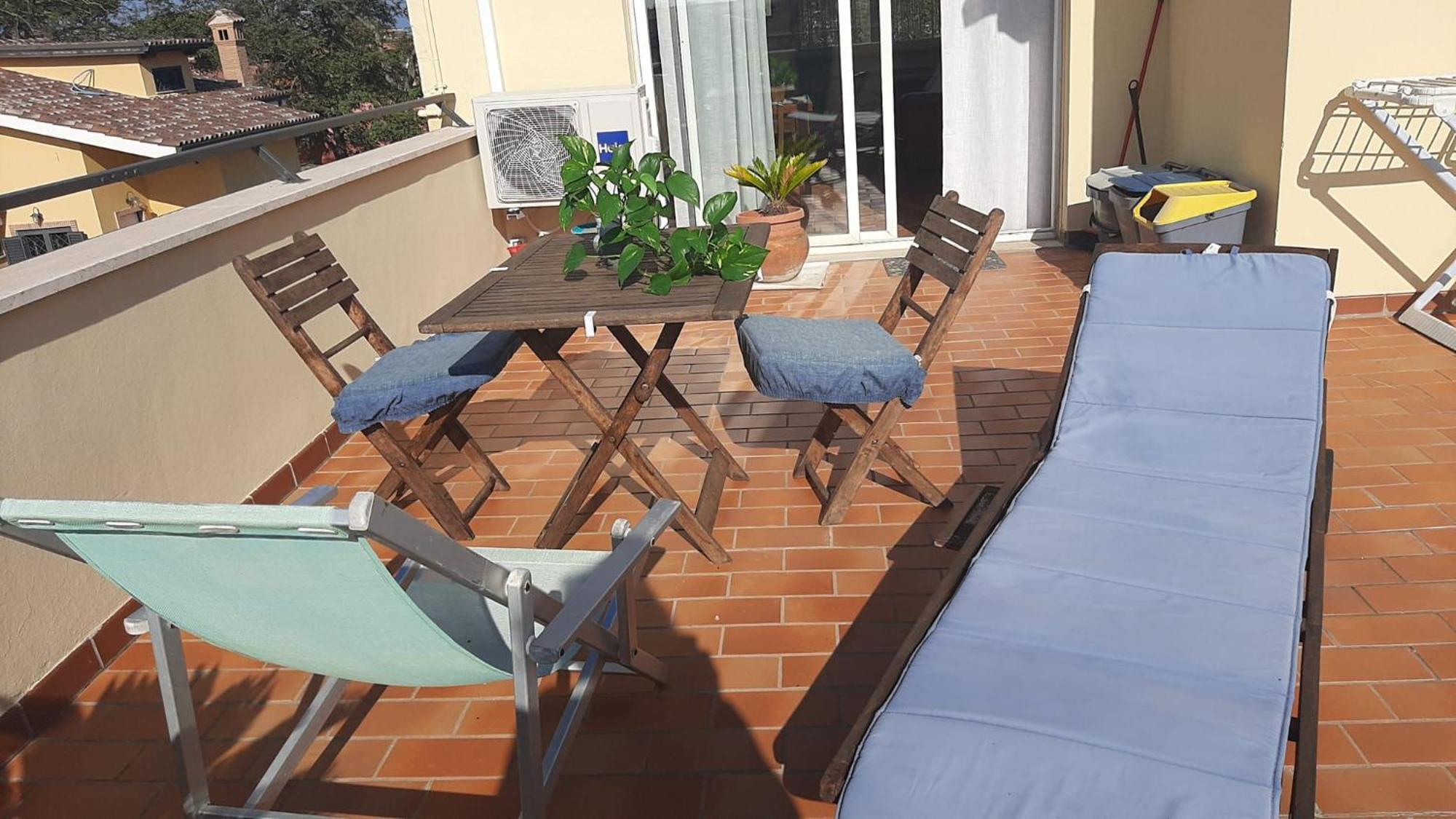 Апартаменти La Terrazza Sul Faro Ф'юмічіно Екстер'єр фото