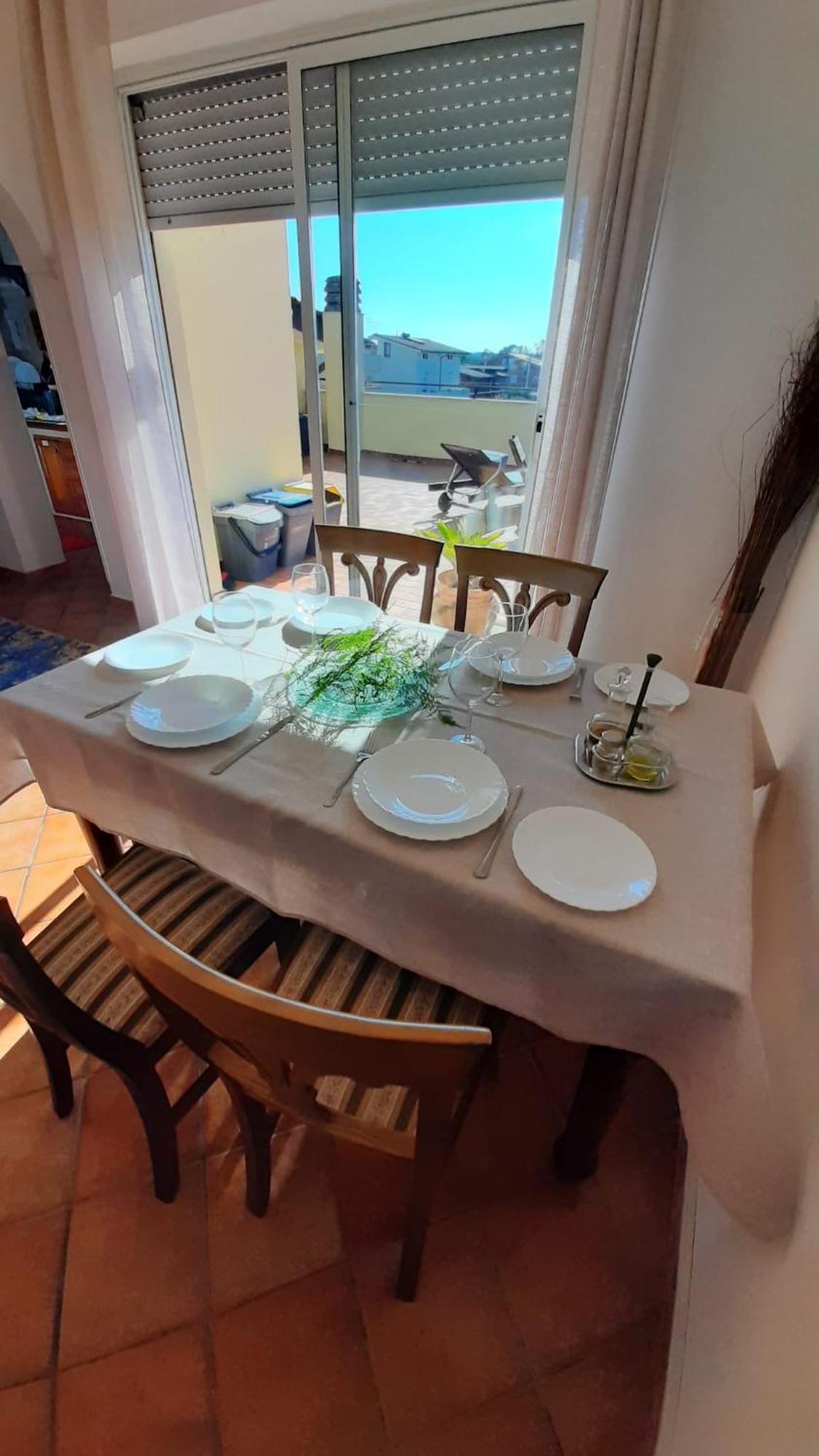 Апартаменти La Terrazza Sul Faro Ф'юмічіно Екстер'єр фото